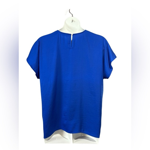 Inwear Copenhagen Rindai Blue V-Neck Blouse, US Size 18 - Picture 9 of 13